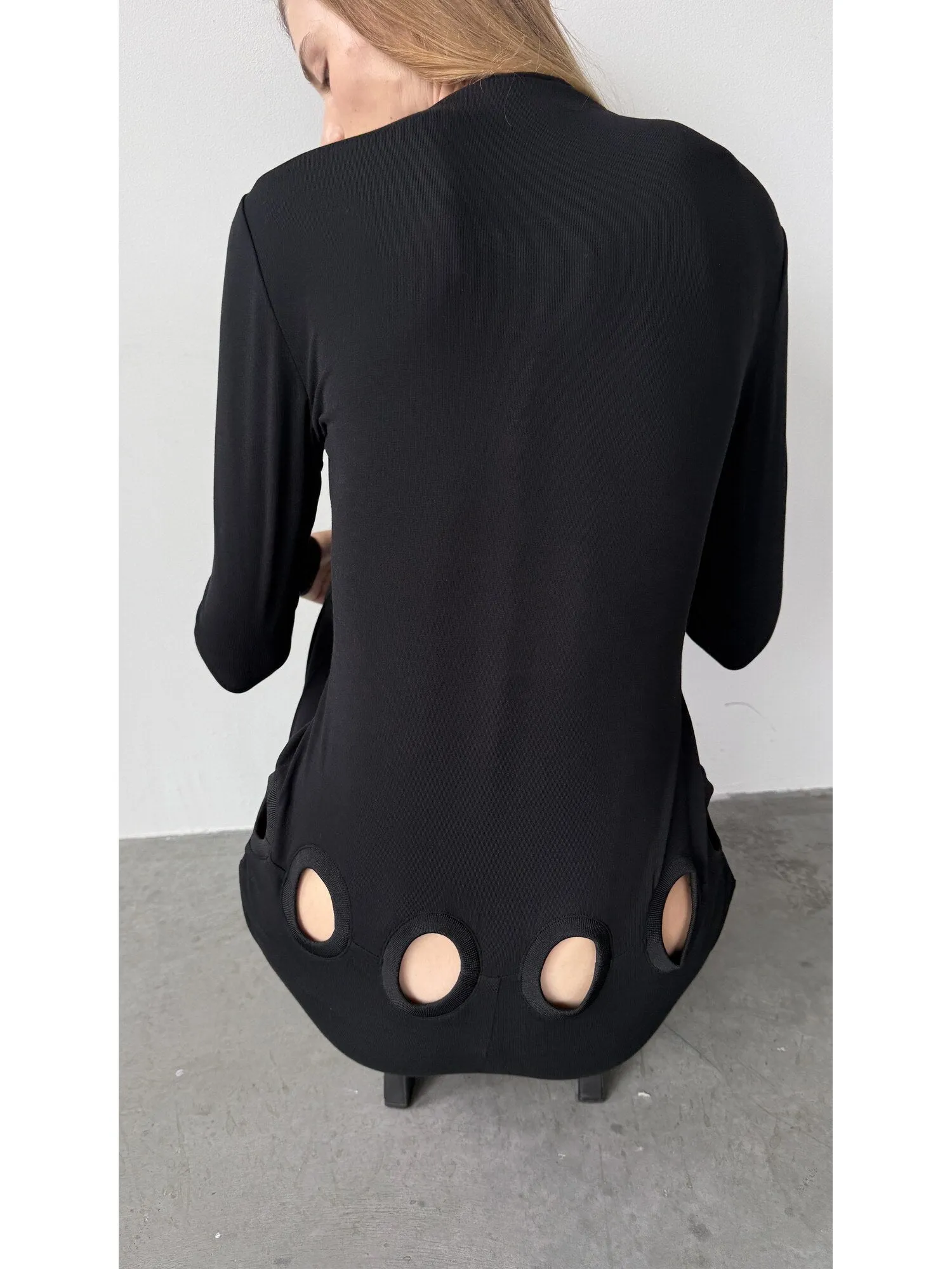 Sculpted Dress | Black sold by Paris Georgia product image thumbnail 4