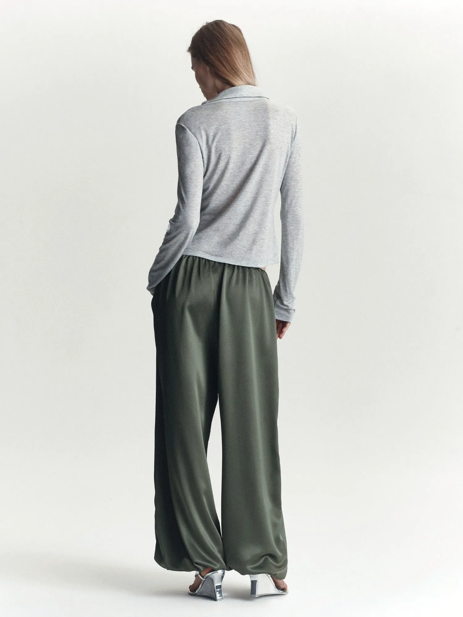Sheer Polo | Gray sold by Paris Georgia product image thumbnail 5
