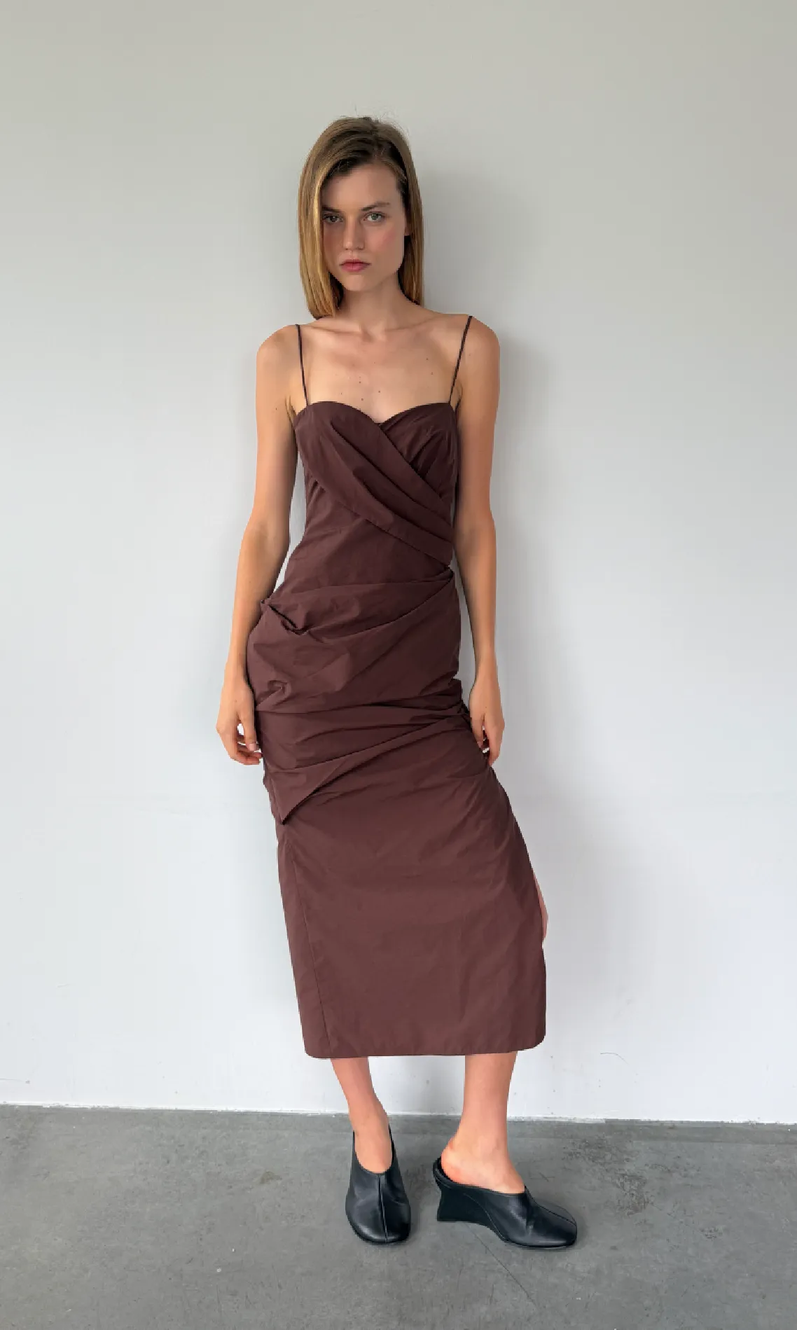 Charli Dress | Mocha sold by Paris Georgia product image thumbnail 2