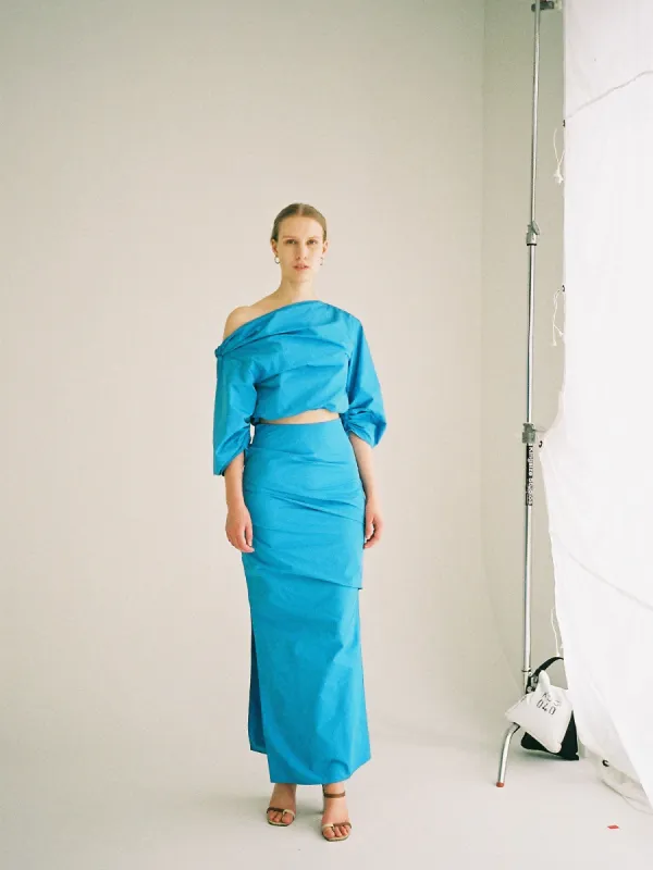 05 Remmy Skirt | Turquoise made by Paris Georgia