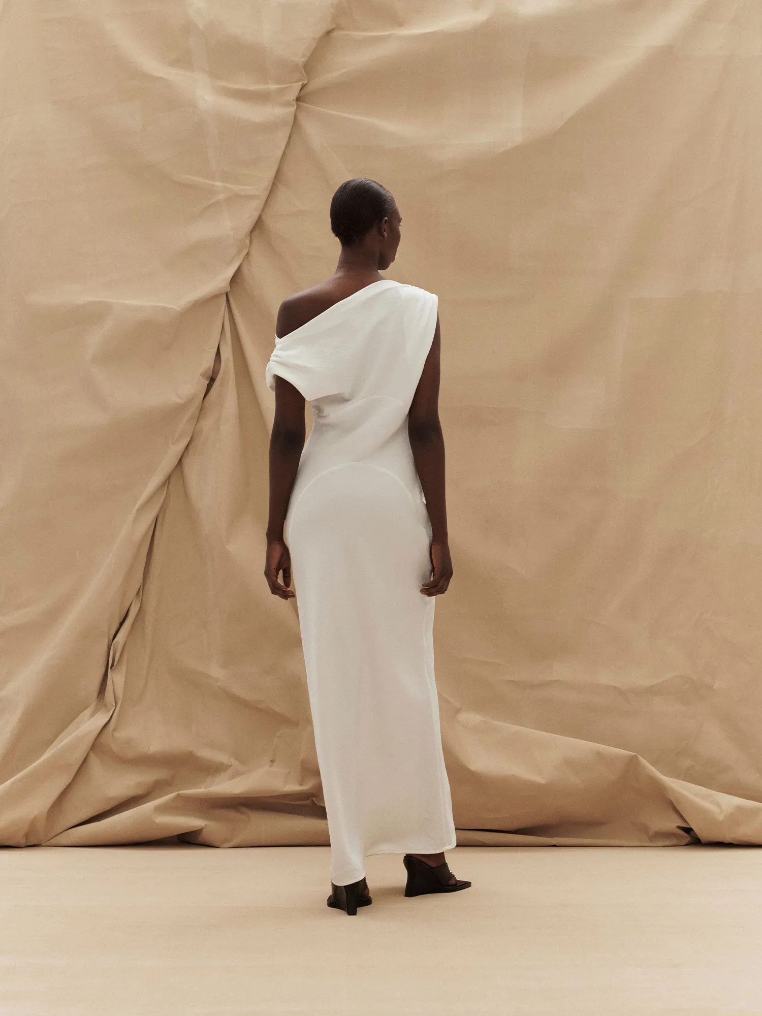 07 RAINA DRESS | WHITE sold by Paris Georgia product image thumbnail 5