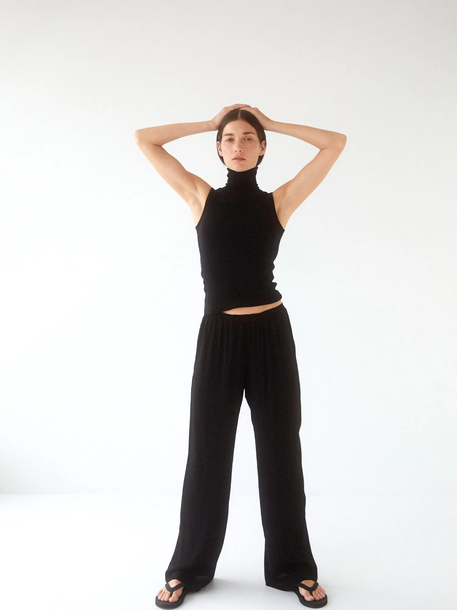 04 Elemental Sleeveless Turtleneck | Black sold by Paris Georgia product image thumbnail 3