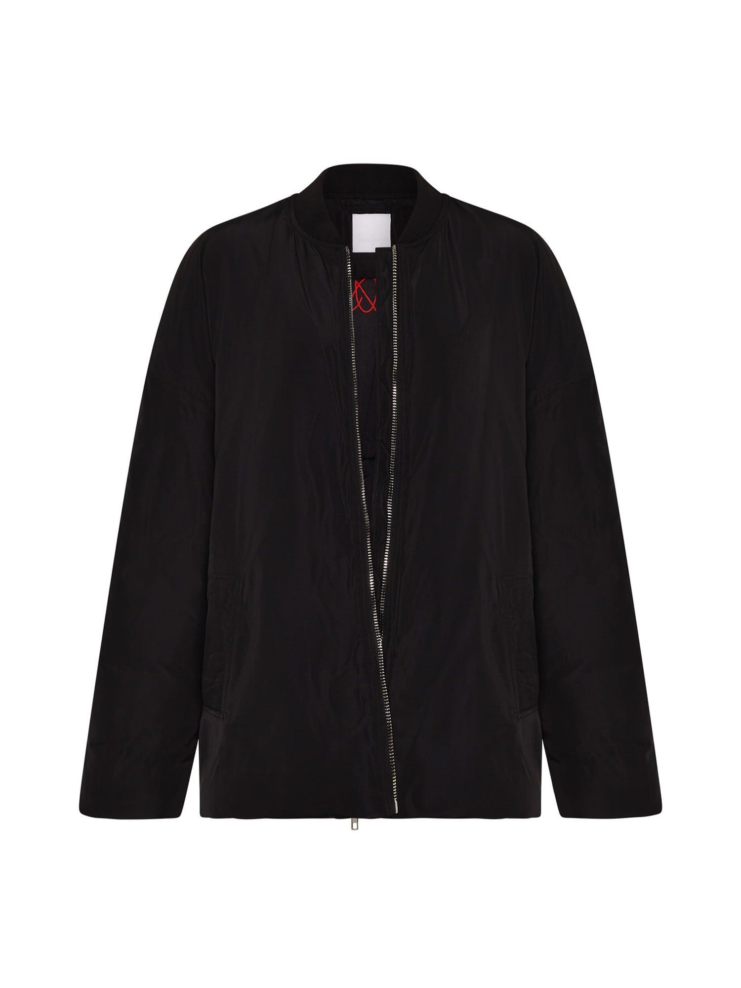 05 Elemental Oversized Bomber Jacket | Black sold by Paris Georgia product image thumbnail 2