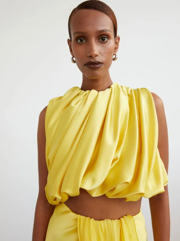08 Scrunchie Top | Sunflower made by Paris Georgia