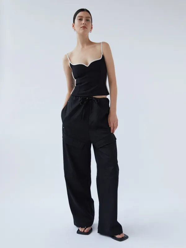 Herb Trouser | Black made by Paris Georgia