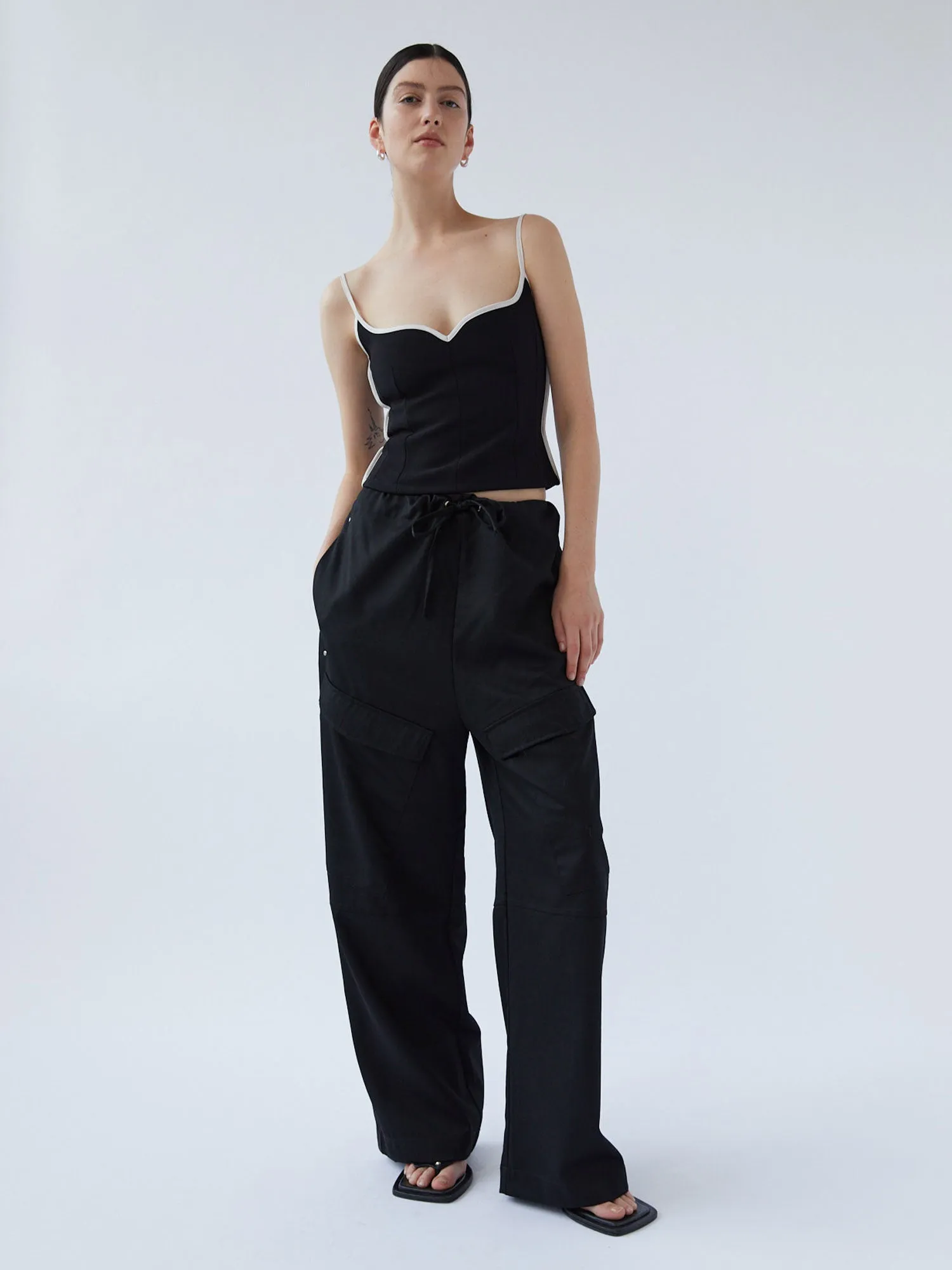 Herb Trouser | Black sold by Paris Georgia