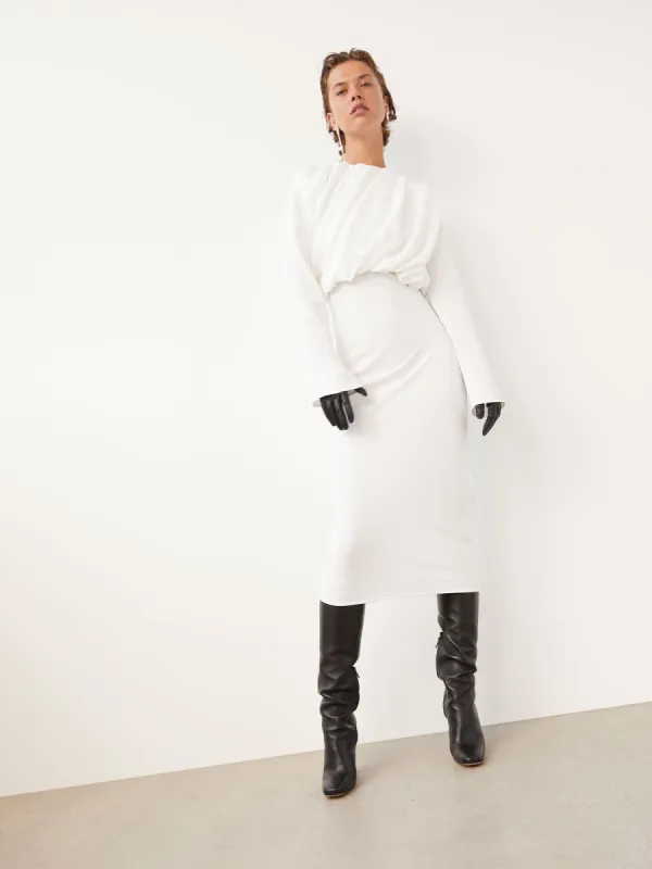 08 Ollie Dress | White made by Paris Georgia