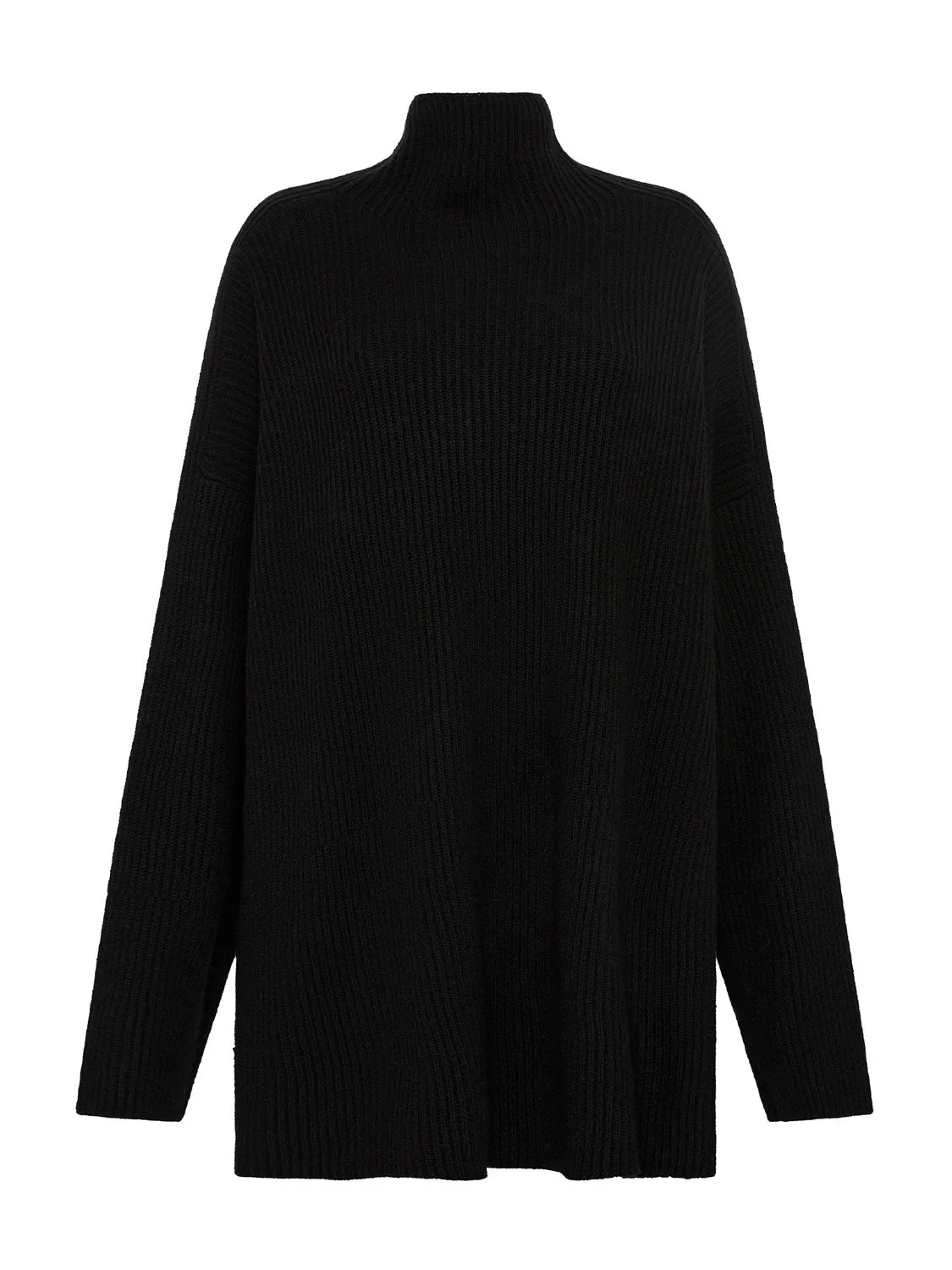 04 Elemental Merino Cashmere Oversized Sweater | Black sold by Paris Georgia product image thumbnail 2