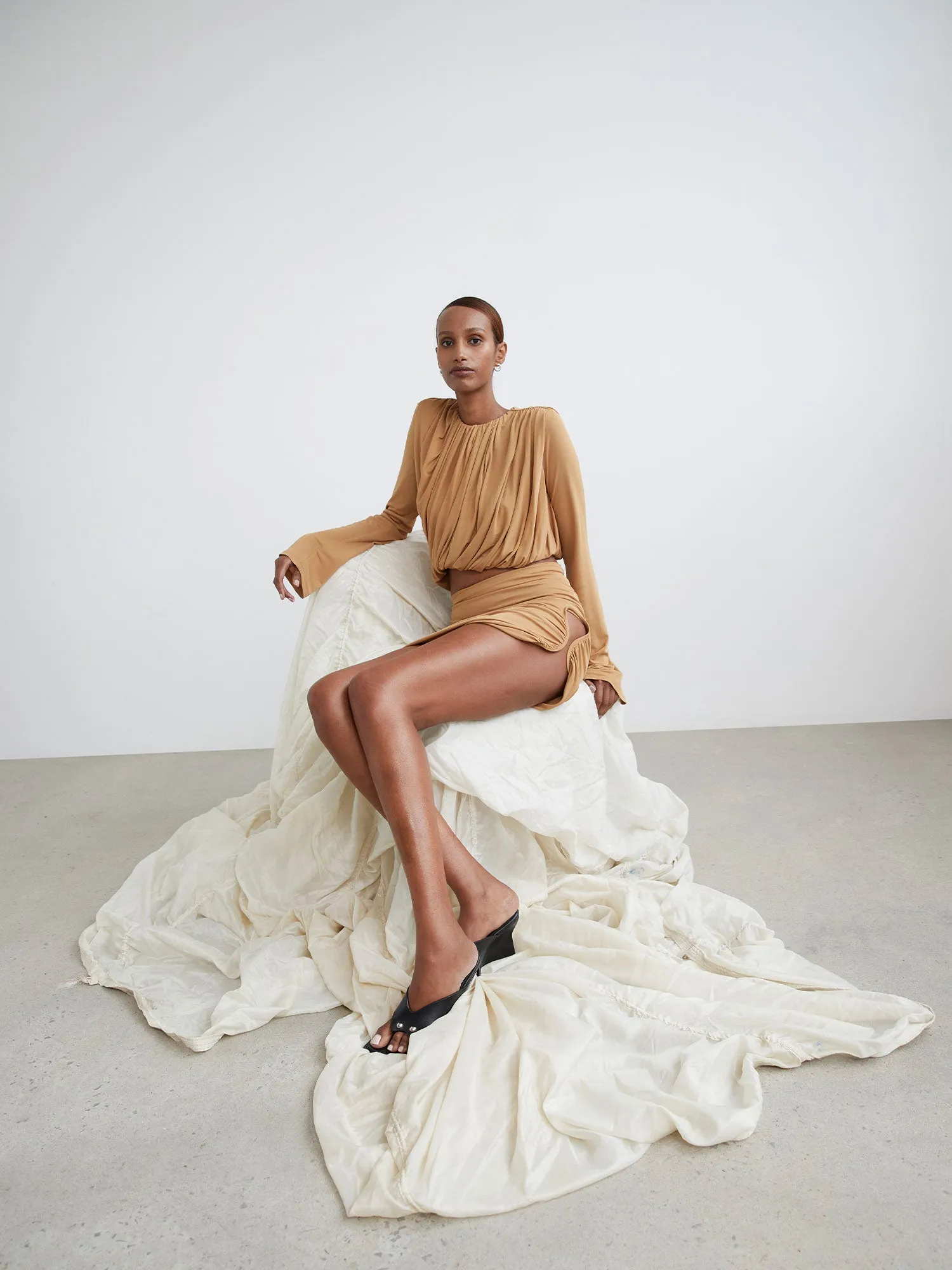 08 Bhavna Top | Almond sold by Paris Georgia product image thumbnail 4