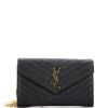 Classic Monogram Wallet on Chain Matelasse Chevron Leather Medium sold by Rebag
