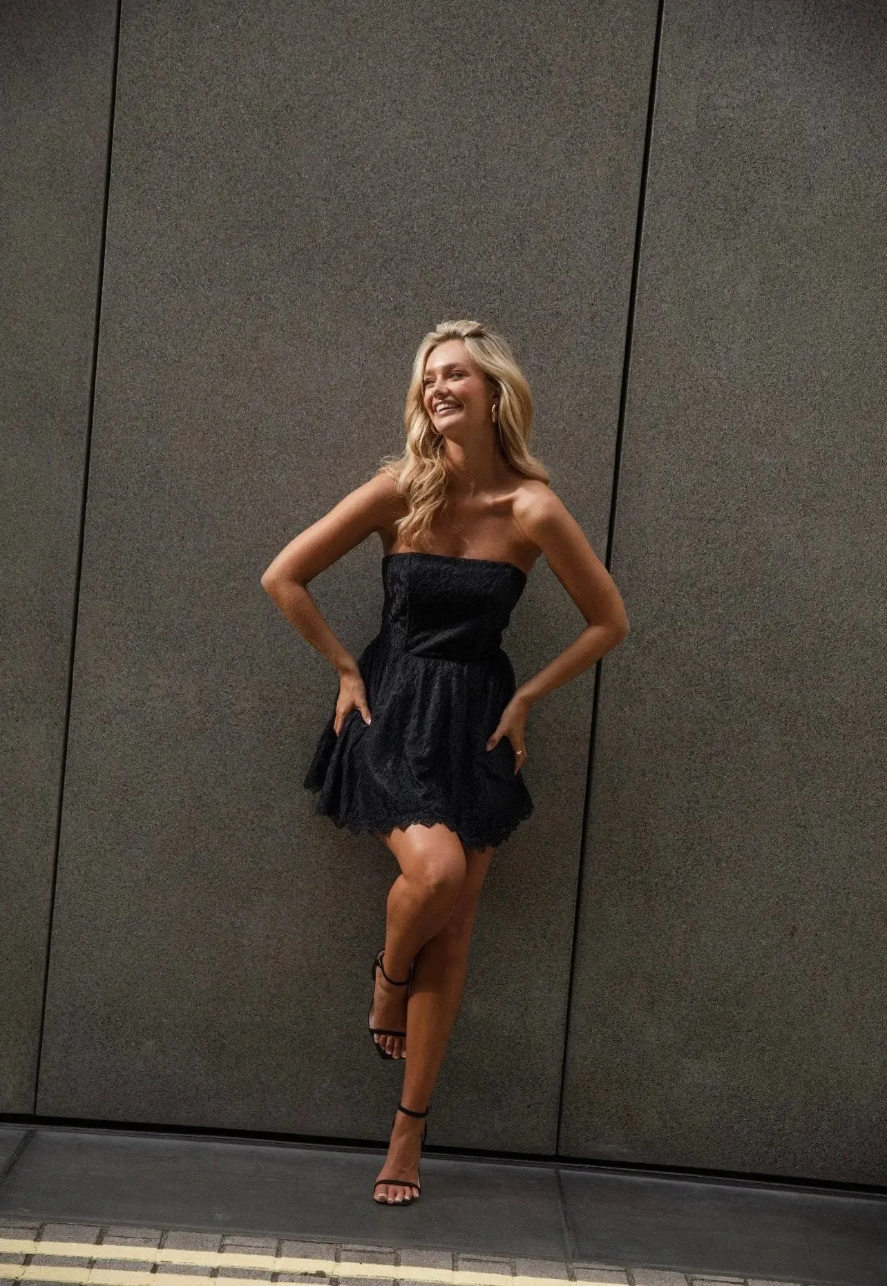 The Lux Lace Mini Dress sold by Anne Louise Boutique product image thumbnail 3