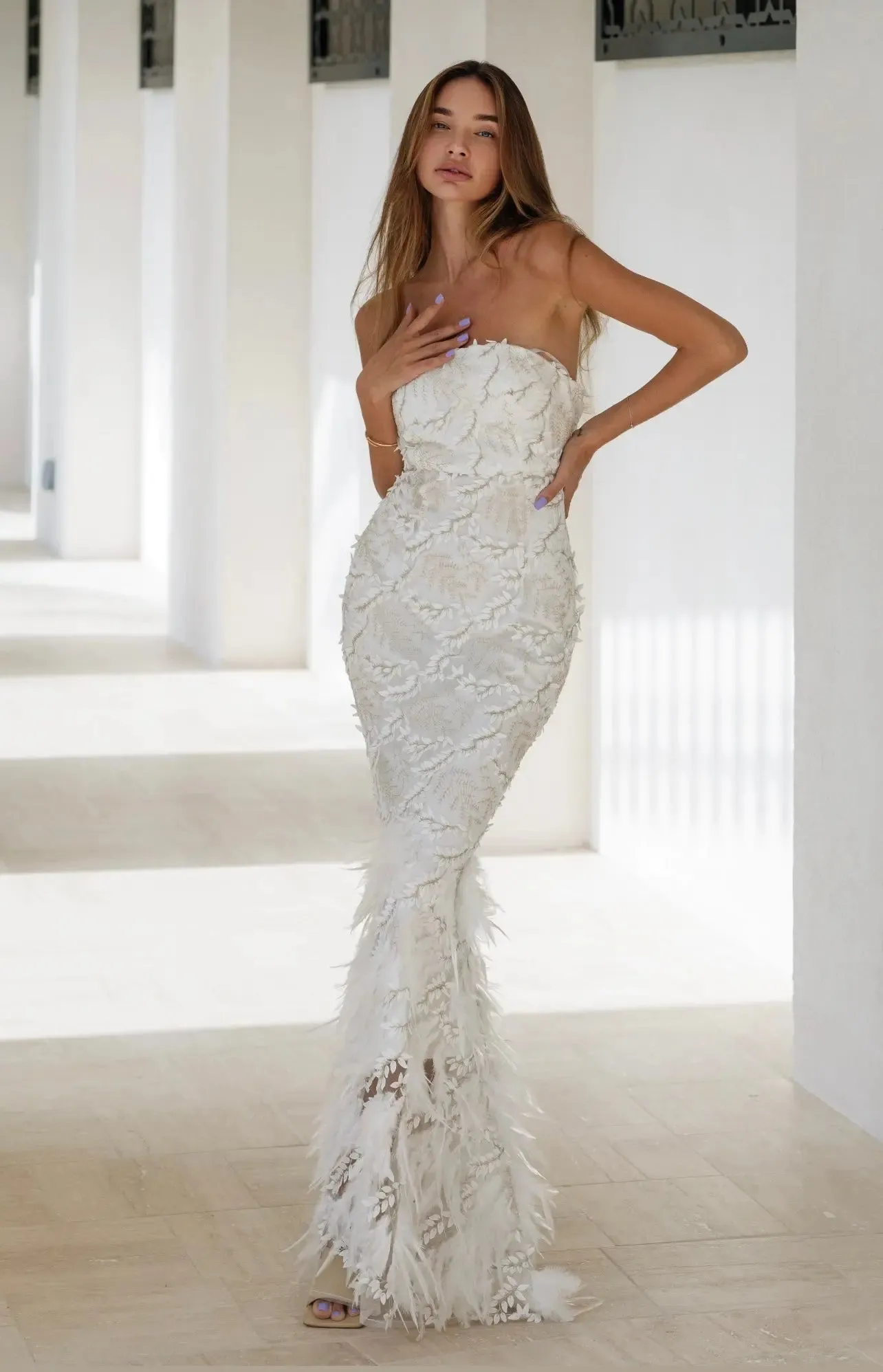 Amelia White Dress sold by Anne Louise Boutique