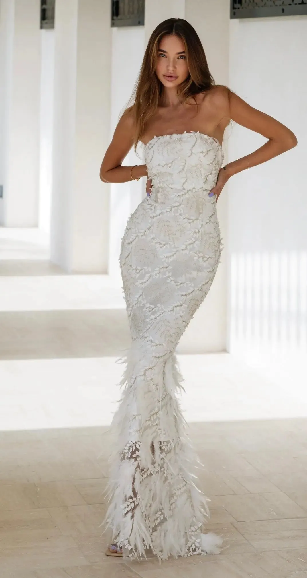 Amelia White Dress sold by Anne Louise Boutique product image thumbnail 2