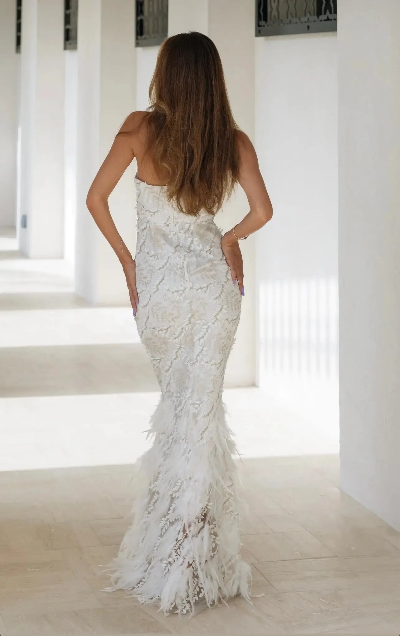 Amelia White Dress sold by Anne Louise Boutique product image thumbnail 4