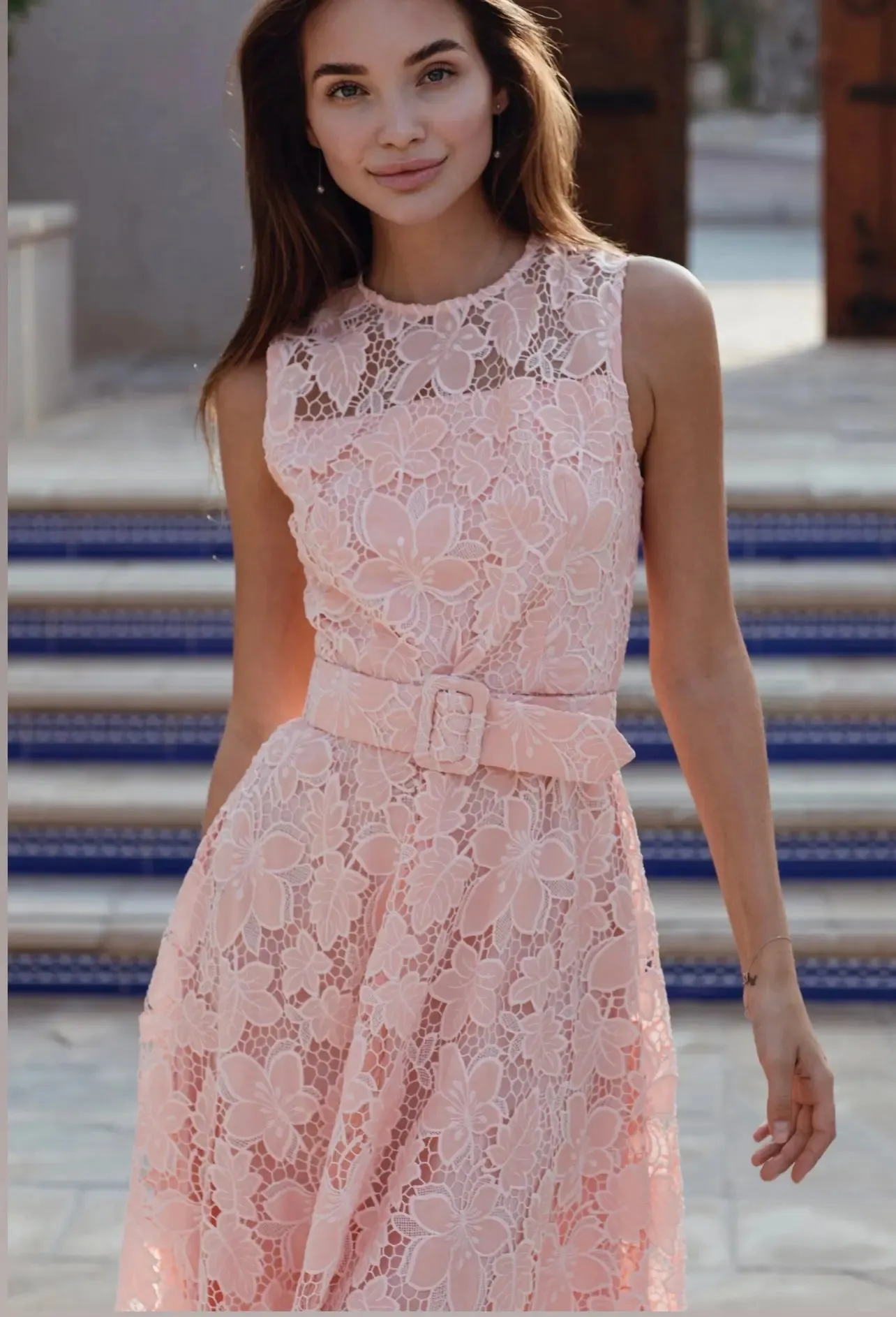 Emilia Lace Dress sold by Anne Louise Boutique product image thumbnail 3