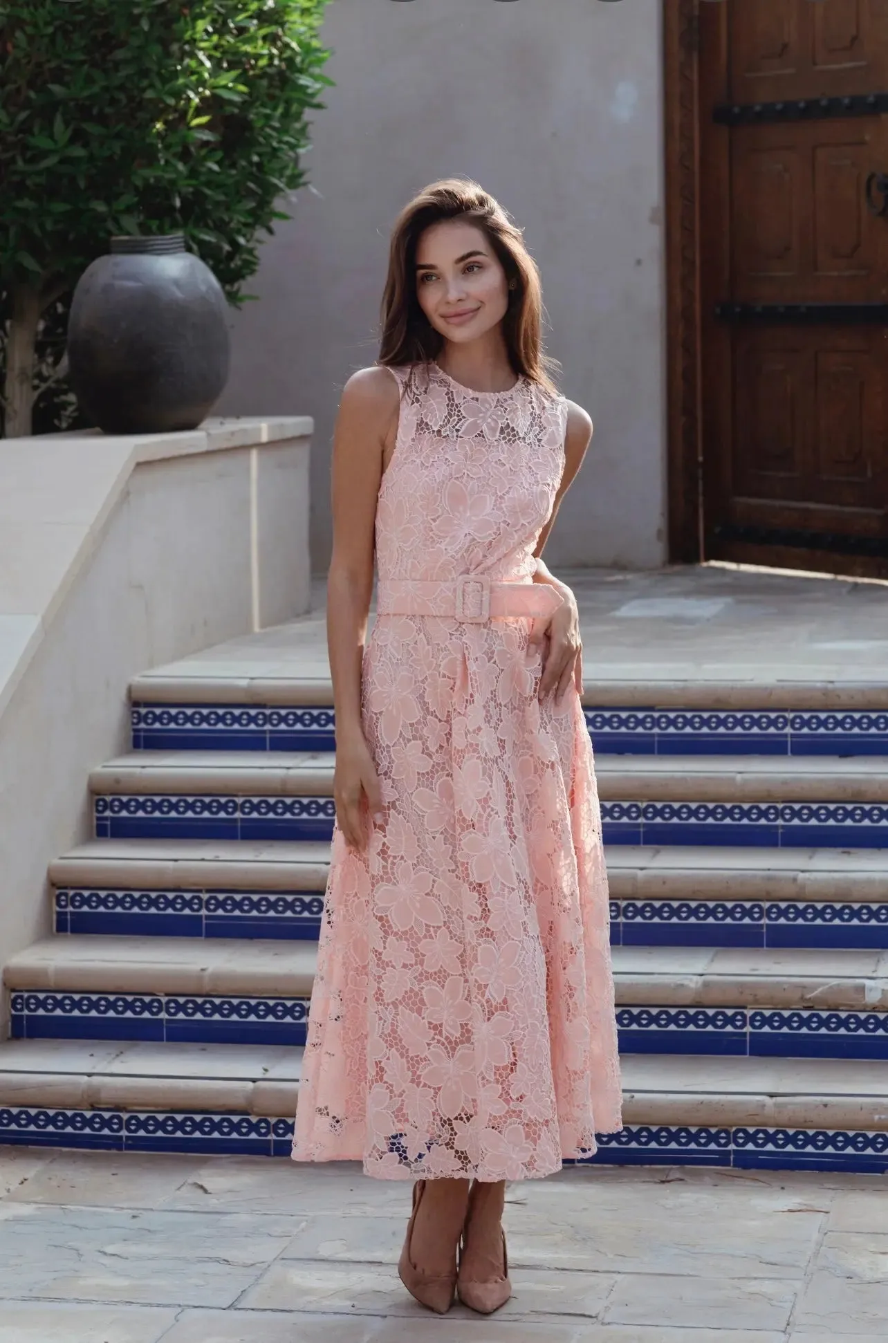 Emilia Lace Dress sold by Anne Louise Boutique