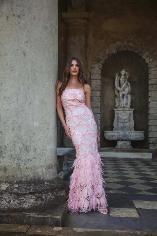 Pink Amelia Dress sold by Anne Louise Boutique