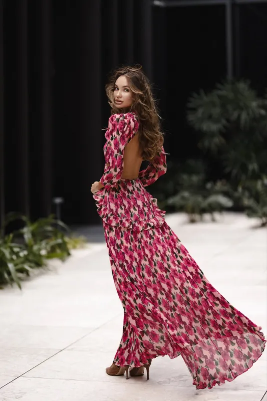 Runway Floral Dress sold by Anne Louise Boutique