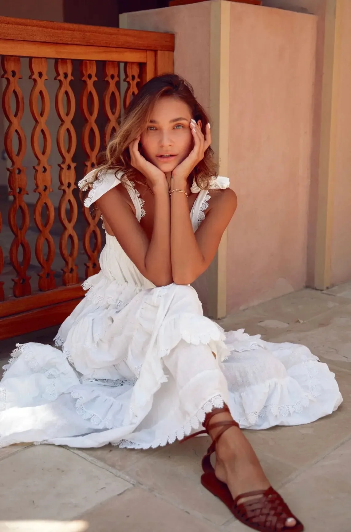 Phi Phi Heart Smock Dress sold by Anne Louise Boutique product image thumbnail 5