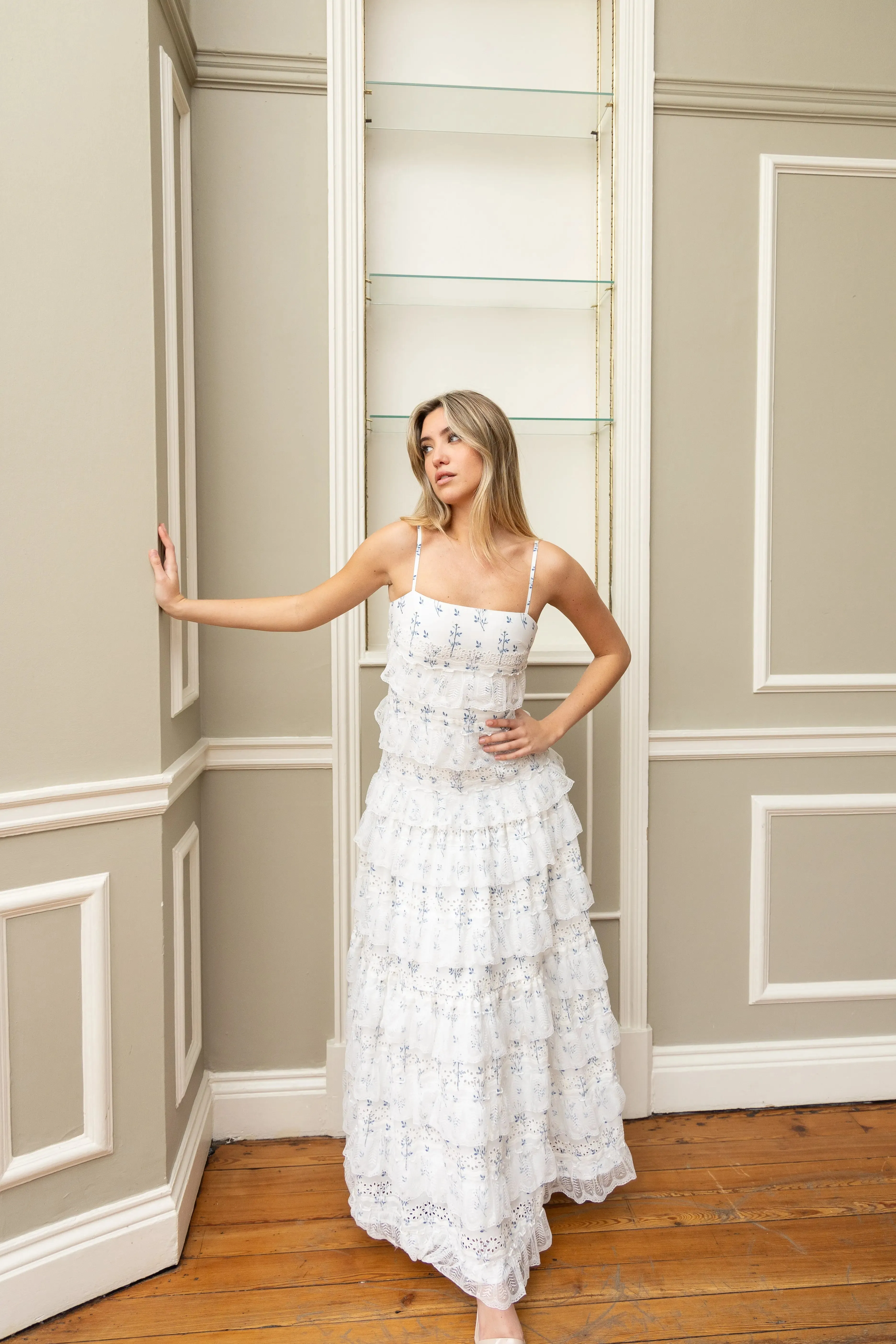White Lovette Maxi Lace Dress | Parallel White Lovette Maxi Lace Dress | Parallel