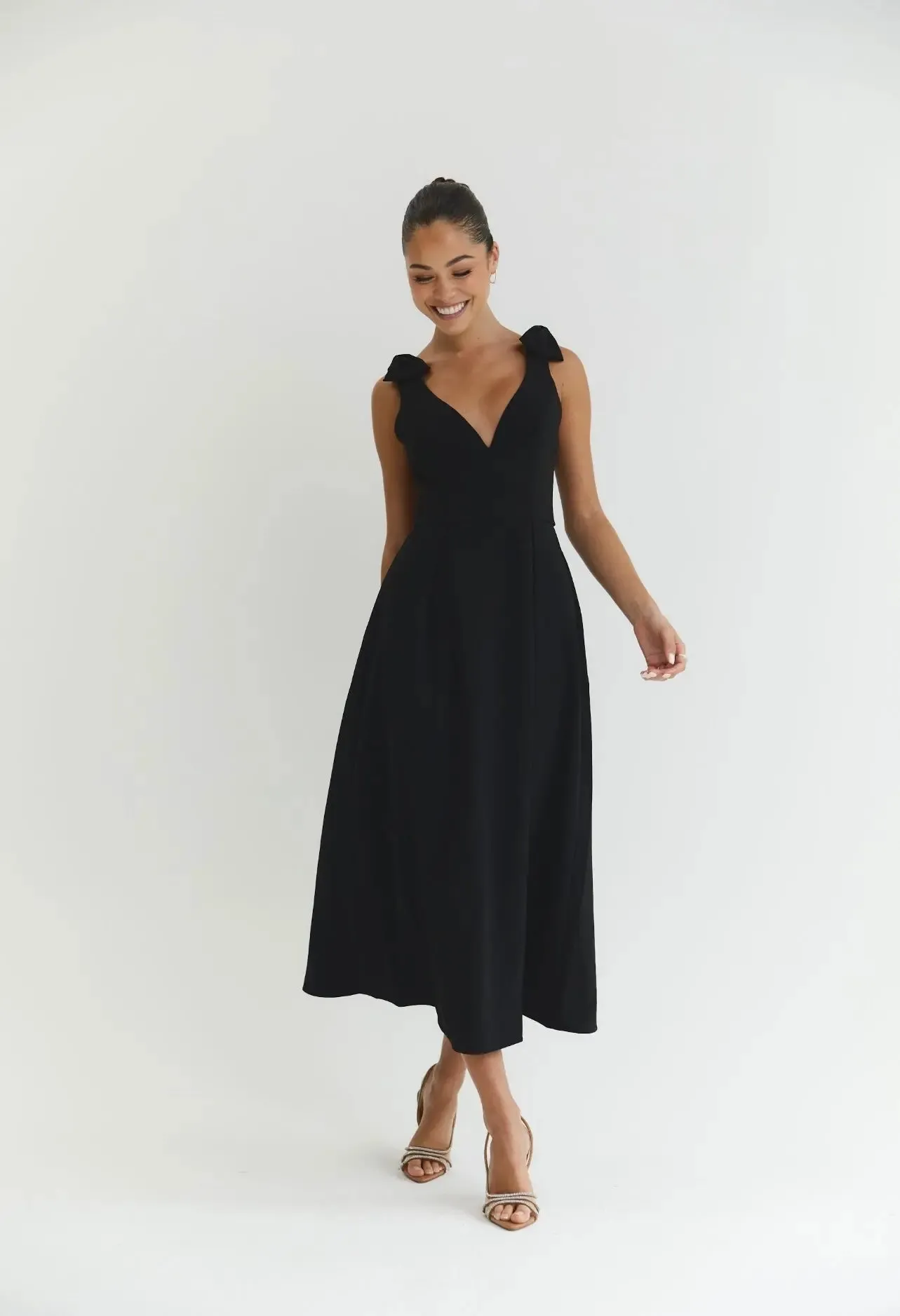 Bowie Black Dress sold by Anne Louise Boutique