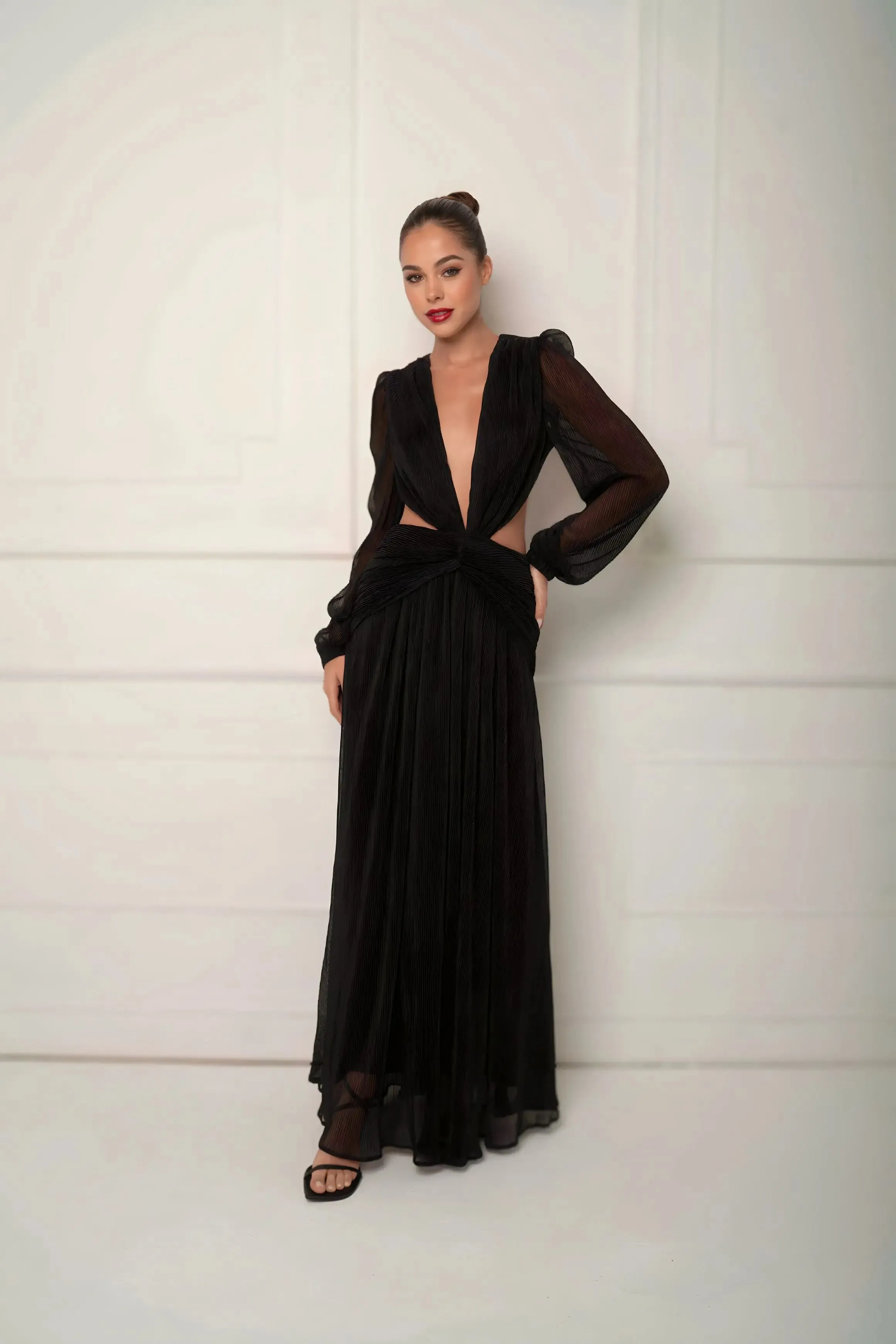 Black Goddess Dress sold by Anne Louise Boutique product image thumbnail 2