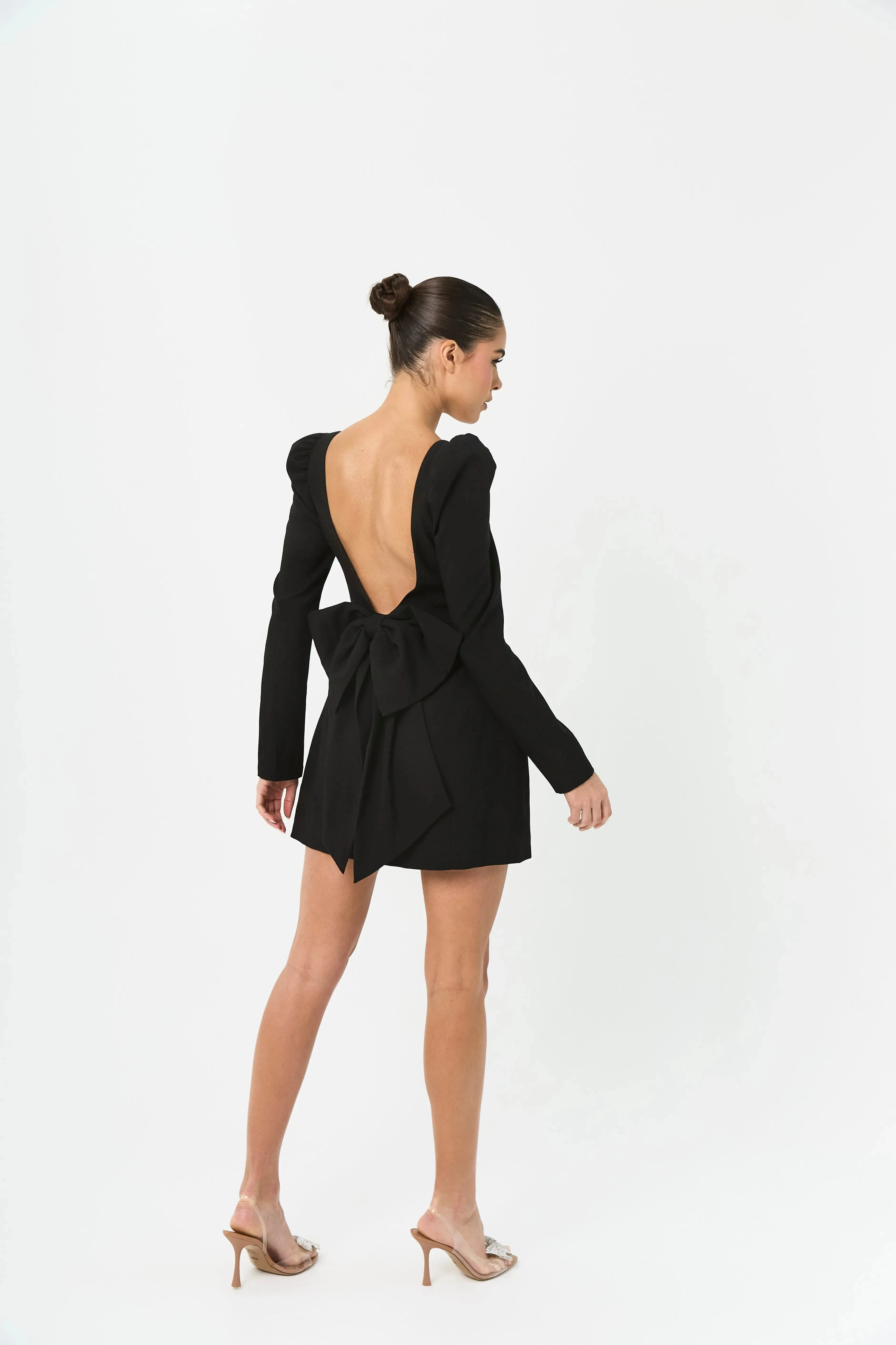 Black Bow Dress - Rouge Collection sold by Anne Louise Boutique product image thumbnail 5