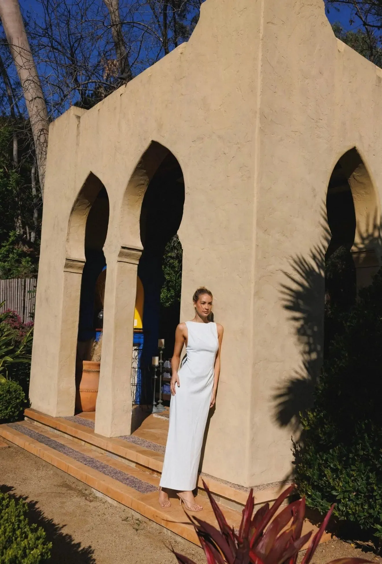 Blue bow maxi dress sold by Anne Louise Boutique product image thumbnail 4