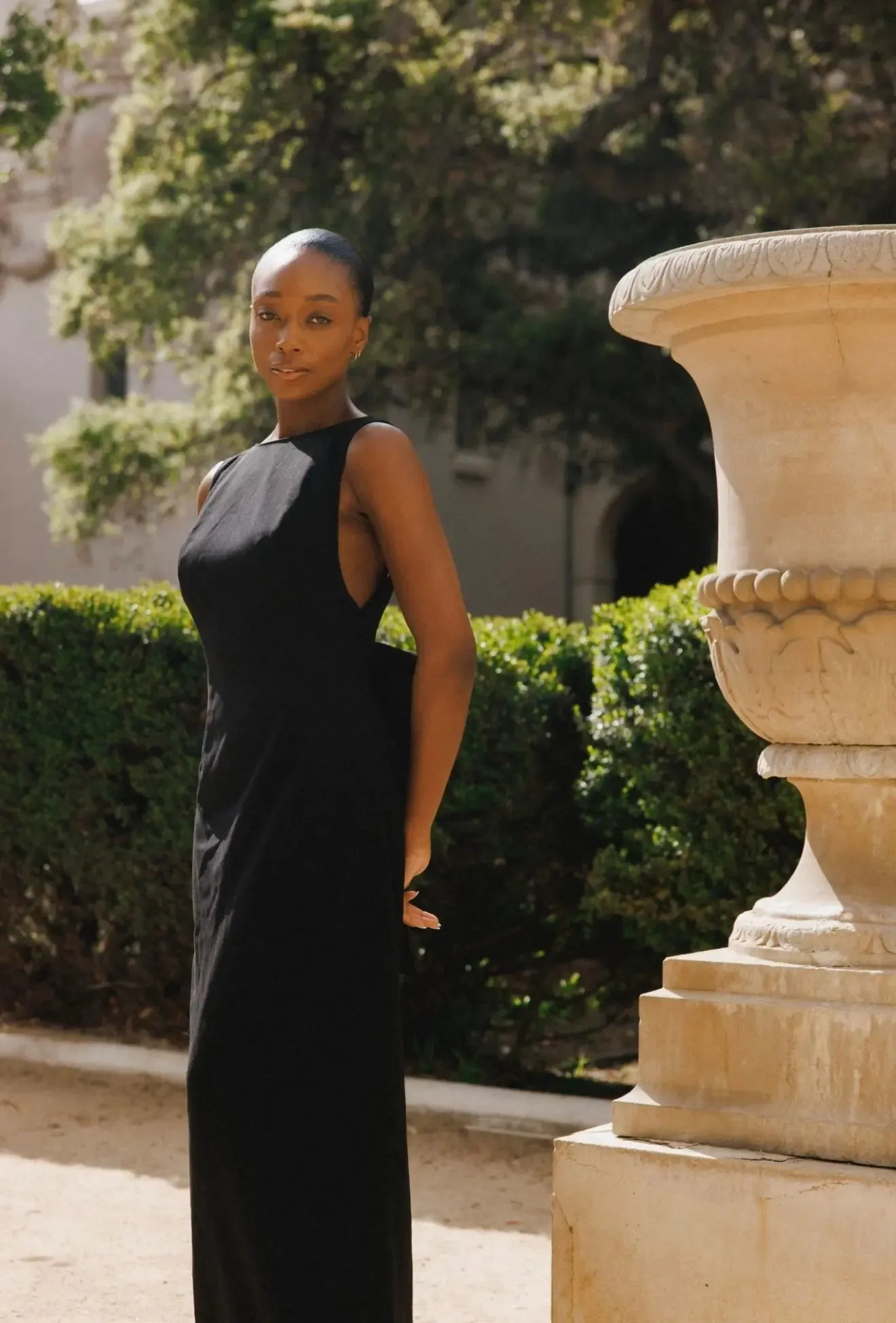 Black Bow Dress Maxi sold by Anne Louise Boutique product image thumbnail 5