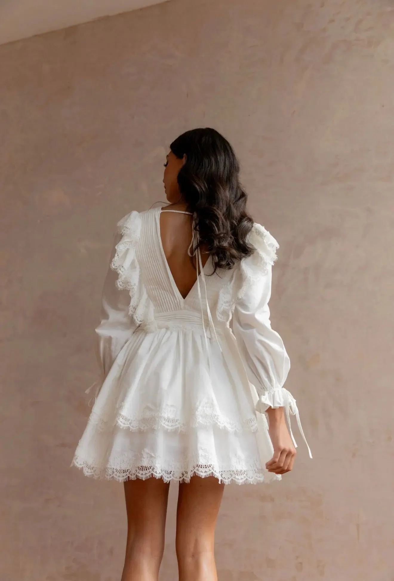 White Blossom Dress sold by Anne Louise Boutique product image thumbnail 3