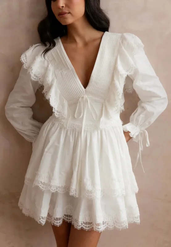 White Blossom Dress sold by Anne Louise Boutique