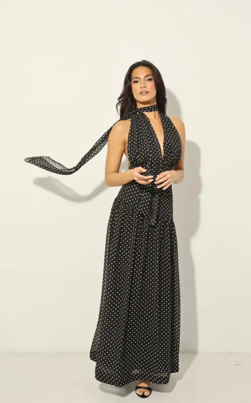 Grace Polka Dot Dress sold by Anne Louise Boutique