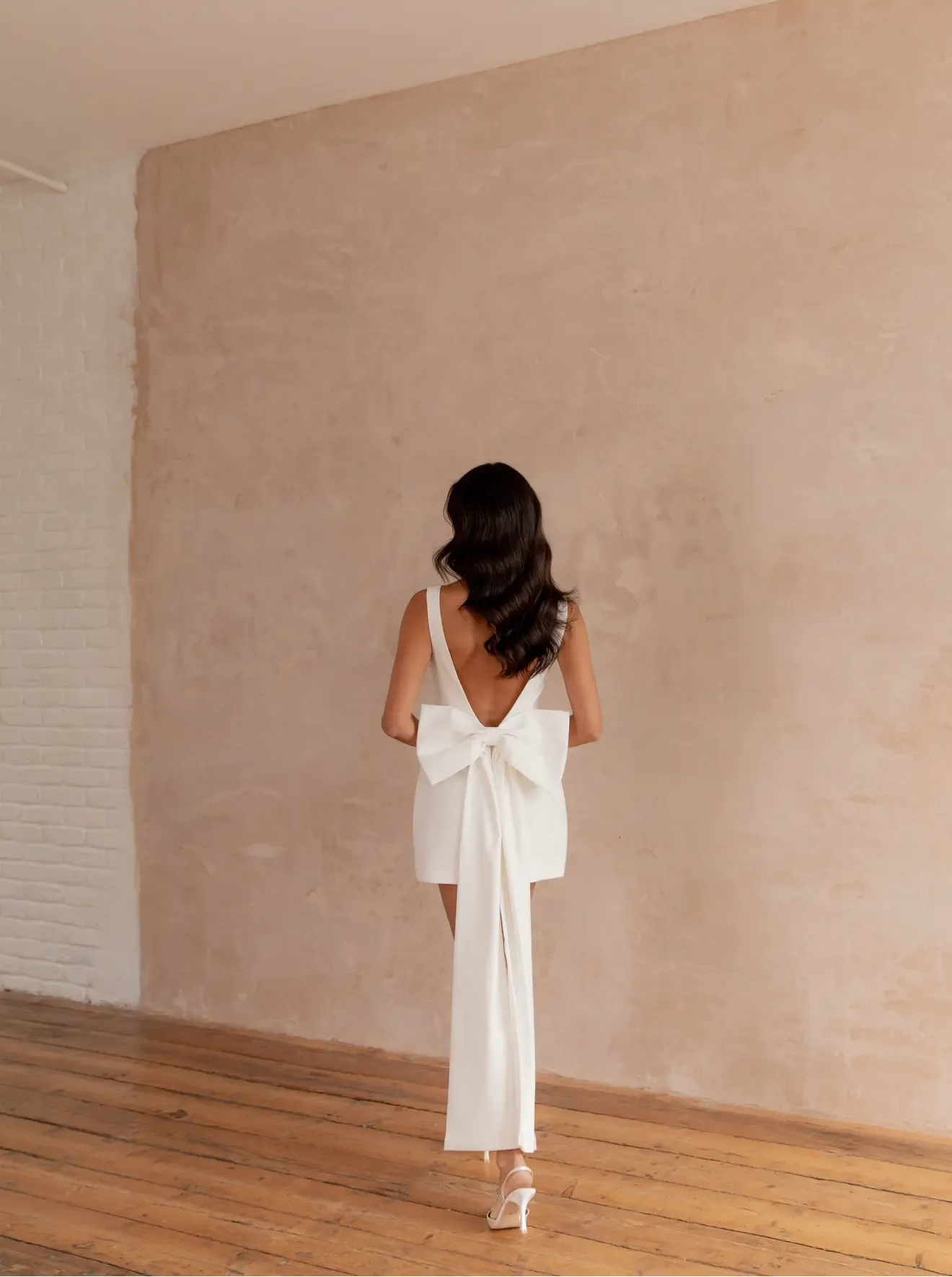 White Dove Bow Dress sold by Anne Louise Boutique product image thumbnail 2