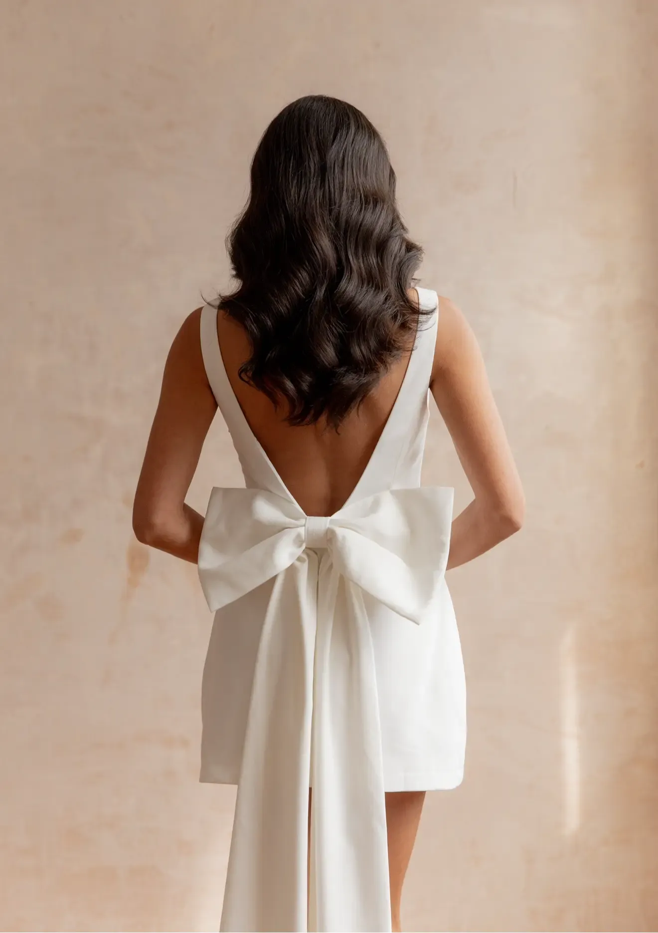 White Dove Bow Dress sold by Anne Louise Boutique product image thumbnail 3