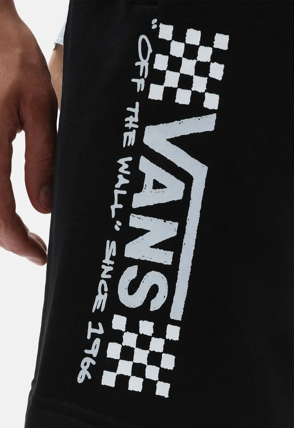 Sketchy Past Relaxed Fleece Shorts sold by Damaged Society product image thumbnail 3