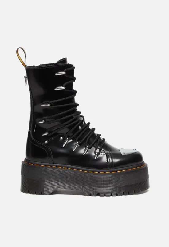 Jadon Max Buttero Leather Platform Boots sold by Damaged Society