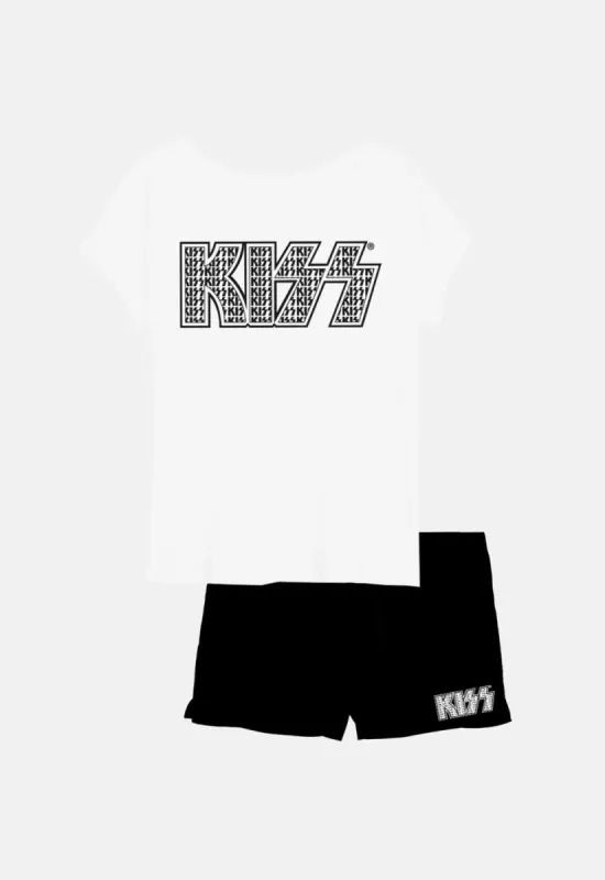 Logo Infill Pyjama Set sold by Damaged Society