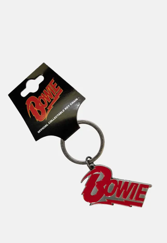 David Bowie Logo Keyring sold by Damaged Society