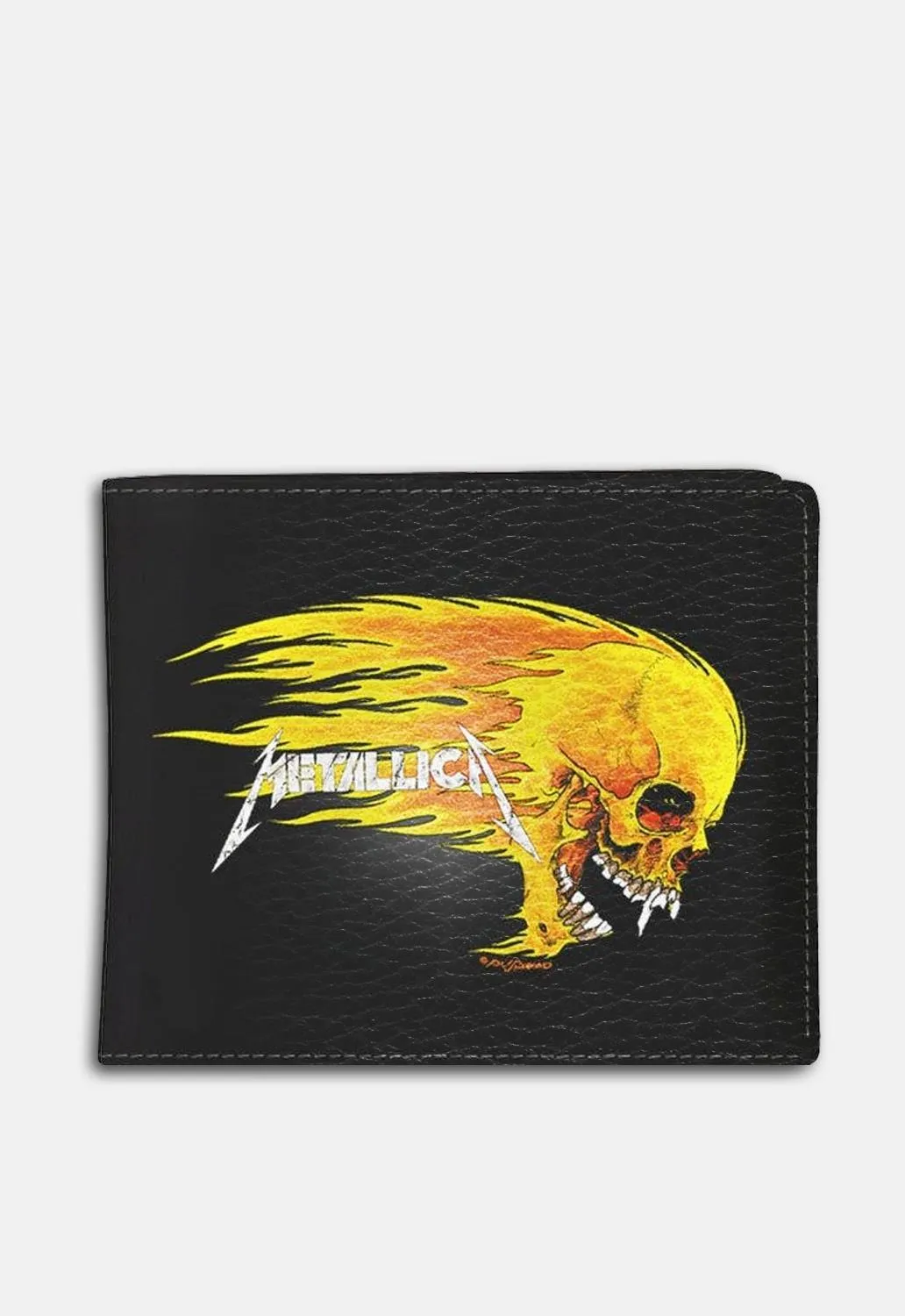 Pushead Flame wallet sold by Damaged Society