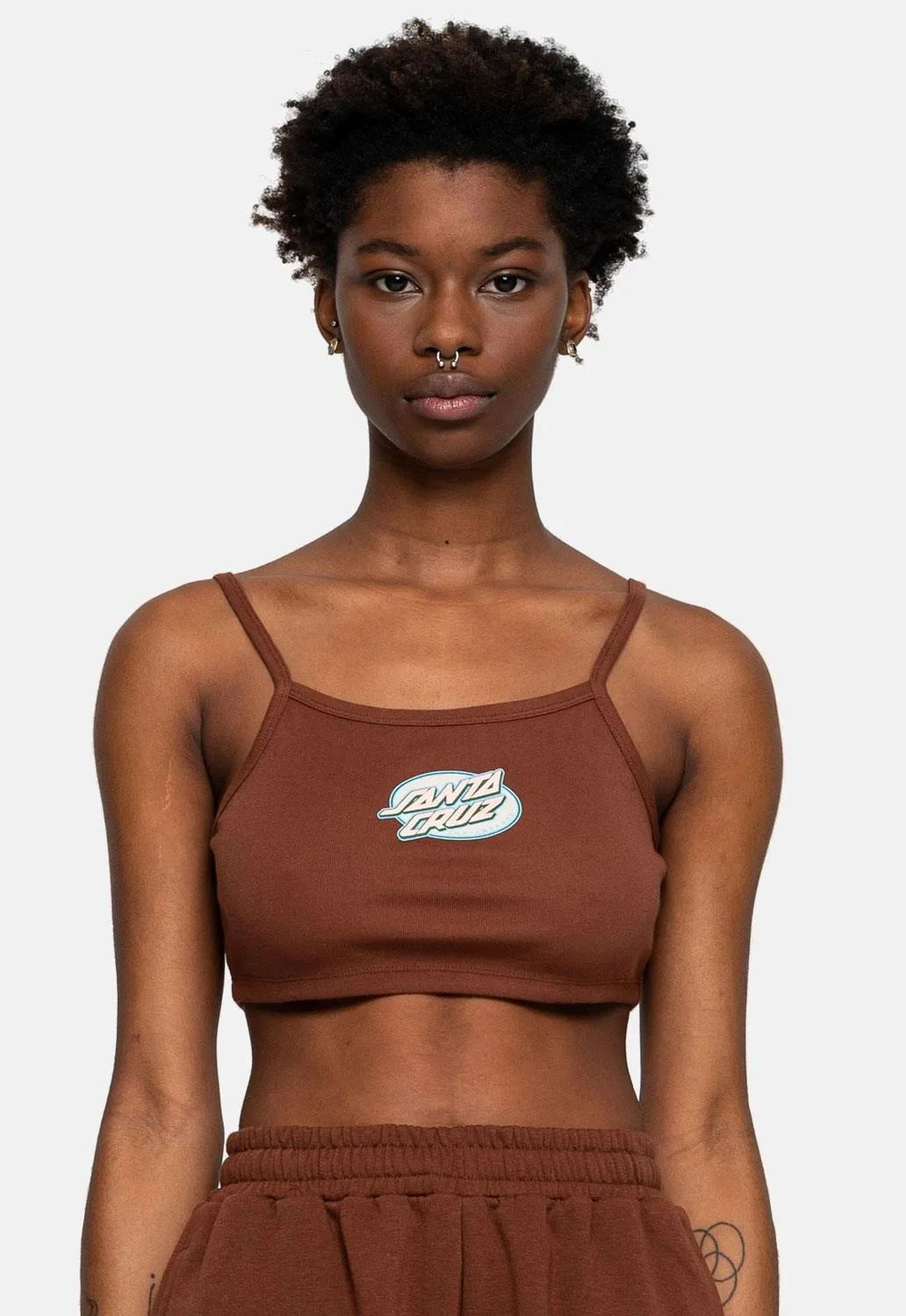 Oval Dot Crop Vest sold by Damaged Society