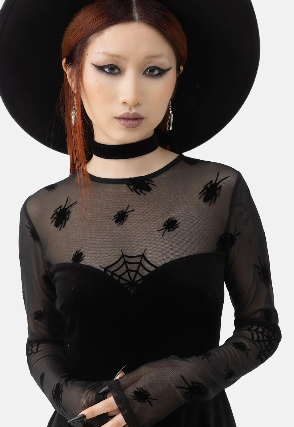 Here Lies Beetlejuice Mini Dress sold by Damaged Society product image thumbnail 3