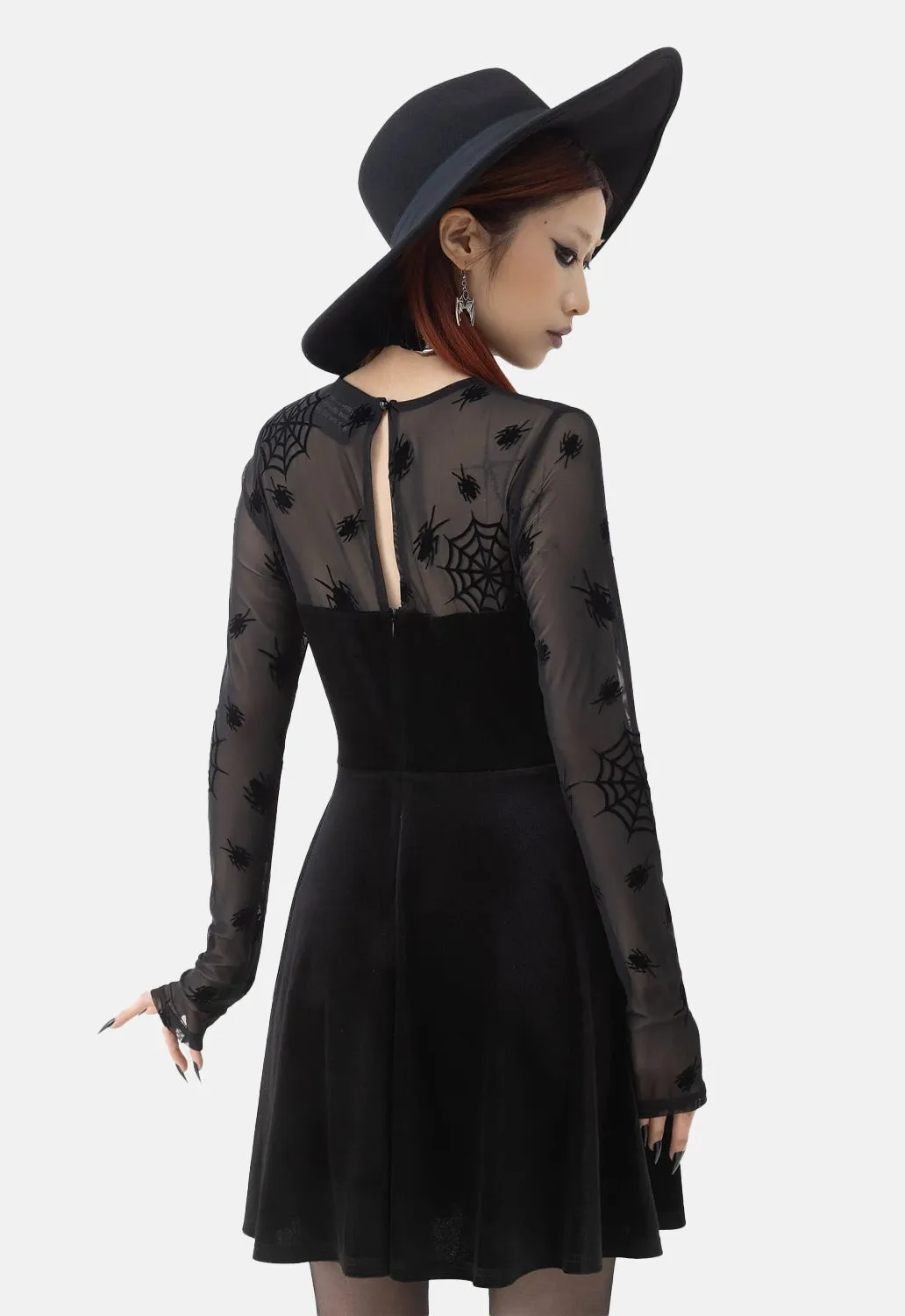 Here Lies Beetlejuice Mini Dress sold by Damaged Society product image thumbnail 2