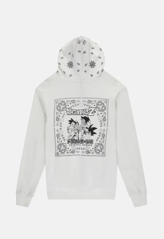Saiyan Bandana Zip Hoodie sold by Damaged Society