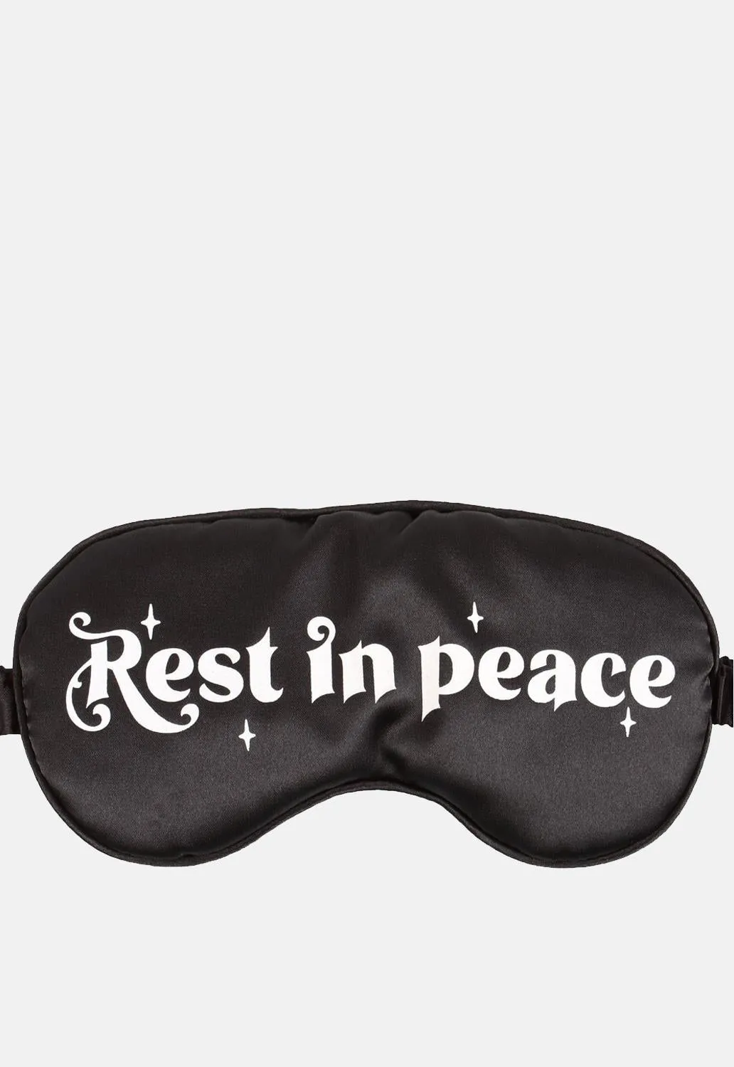 Rest In Peace Satin Eye Mask sold by Damaged Society