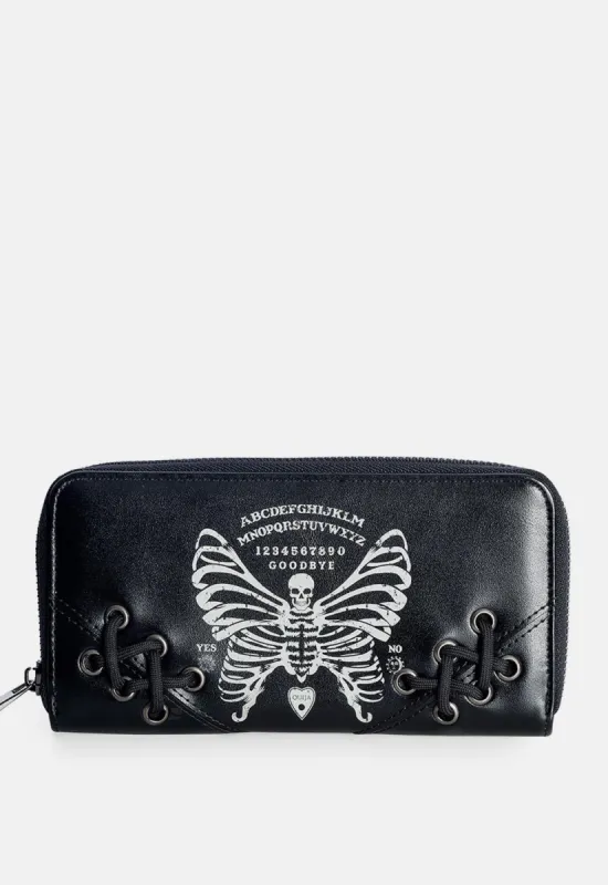 Skeleton Butterfly Wallet sold by Damaged Society