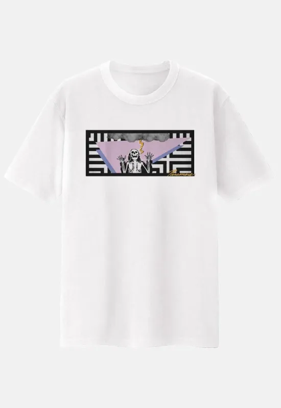 Lightning Skelly T-Shirt sold by Damaged Society