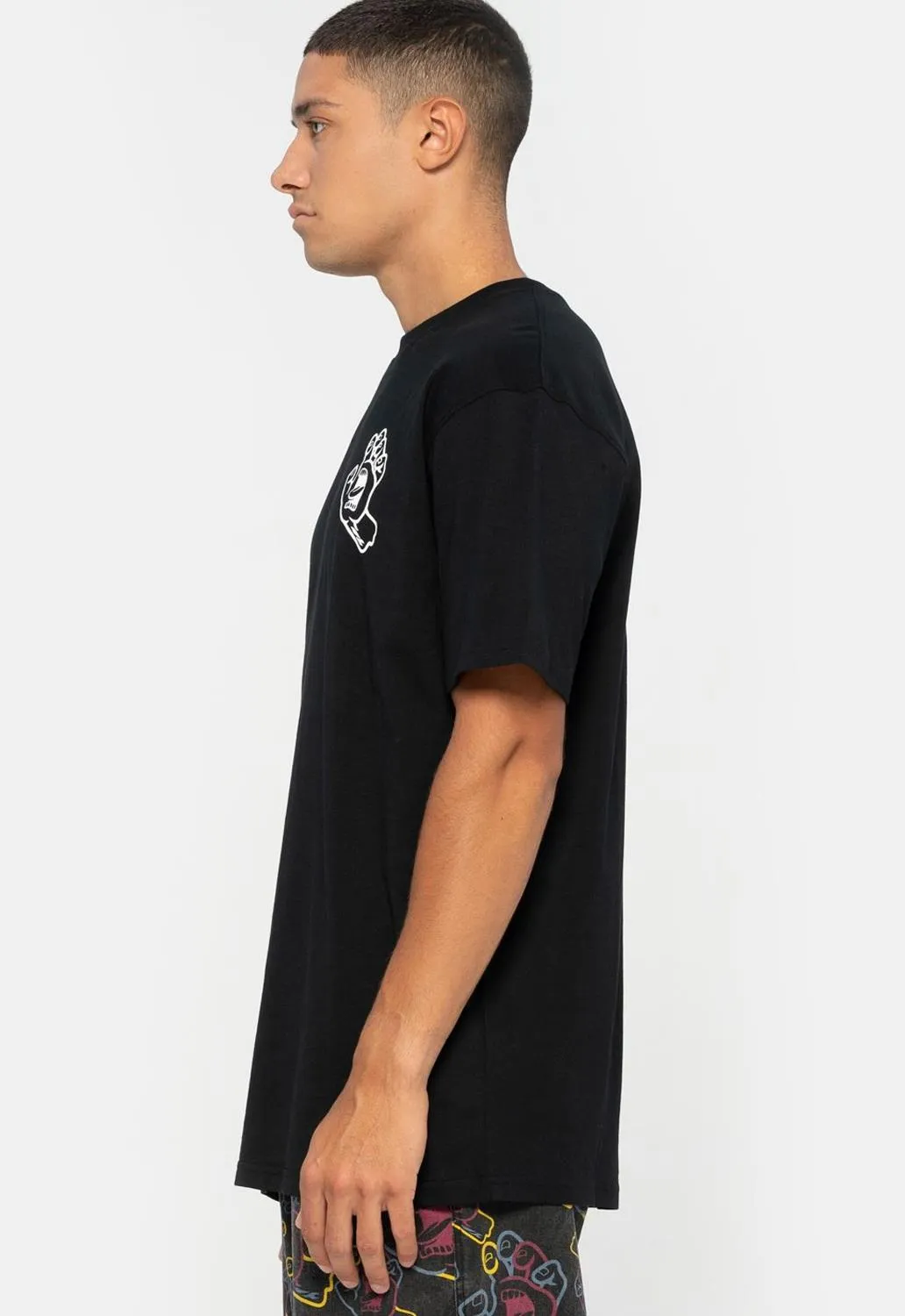 Screaming Hand Fusion T-Shirt sold by Damaged Society product image thumbnail 3