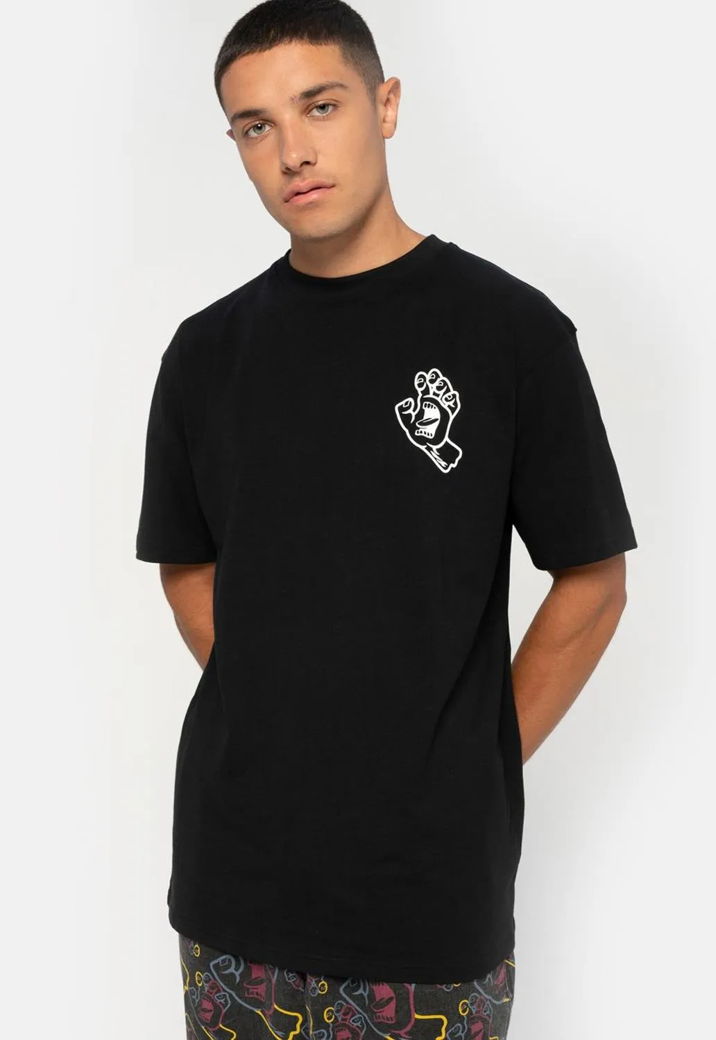 Screaming Hand Fusion T-Shirt sold by Damaged Society