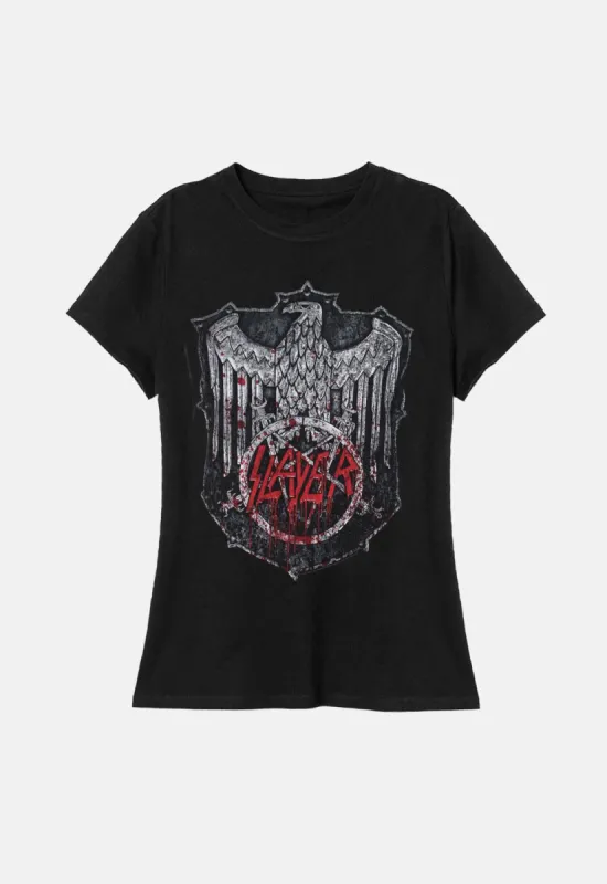 Bloody Shield Women's T-Shirt made by Damaged Society