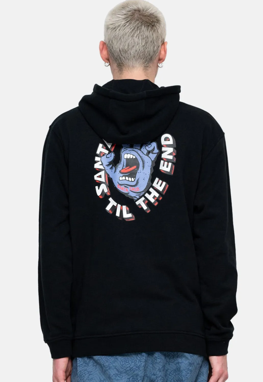 Til The End Hand Hoodie sold by Damaged Society product image thumbnail 2